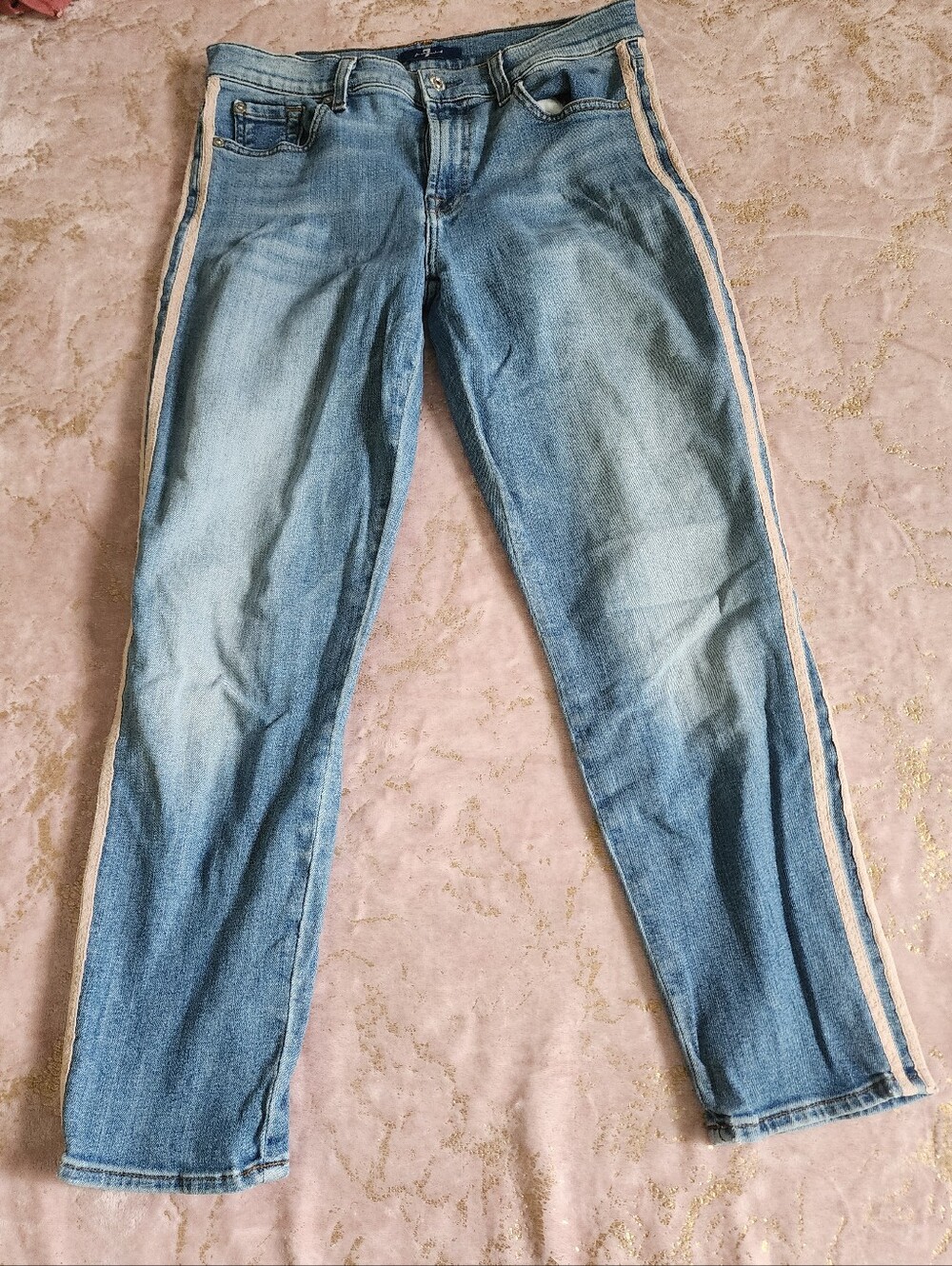 7 FOR ALL MAMKIND | Light Blue Denim Jeans - Picture 2 of 15